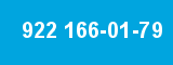 922 166-01-79 922 166-01-79
